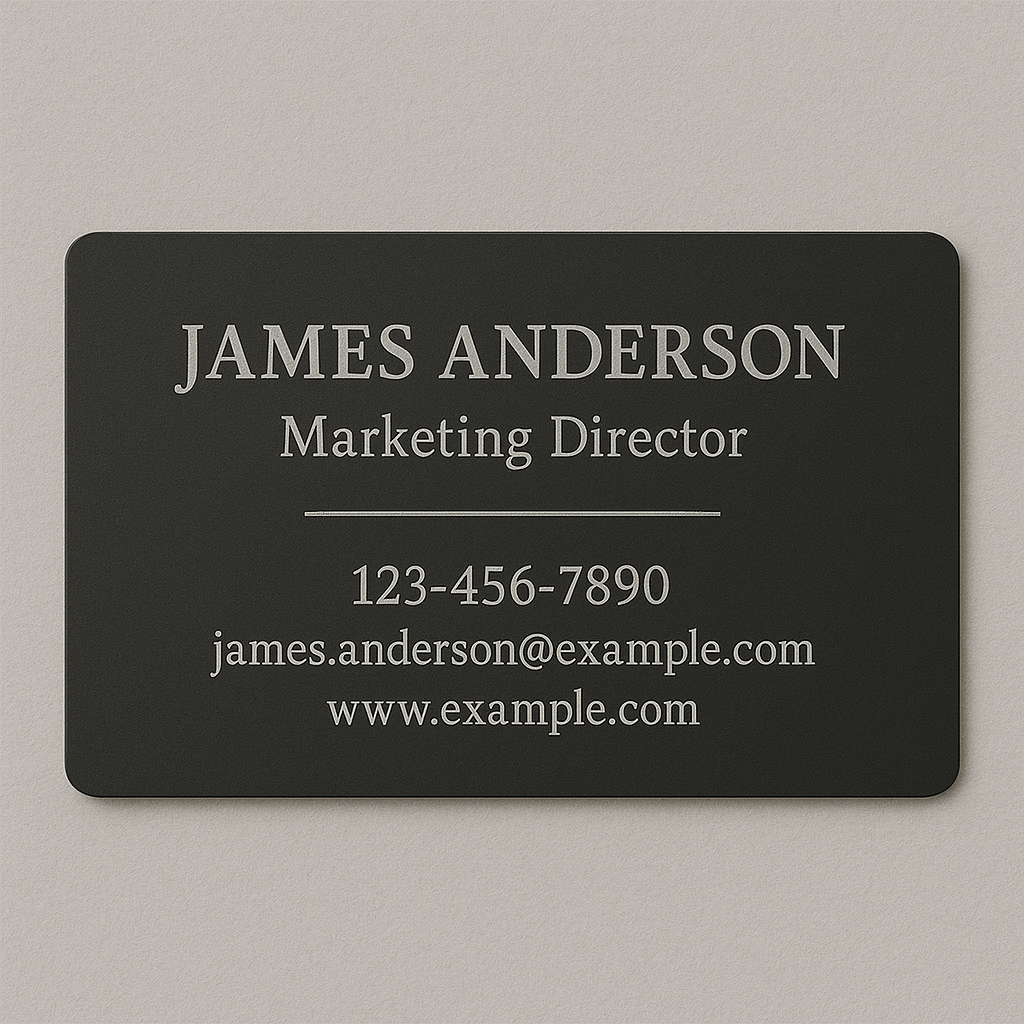 Metal Business Cards
